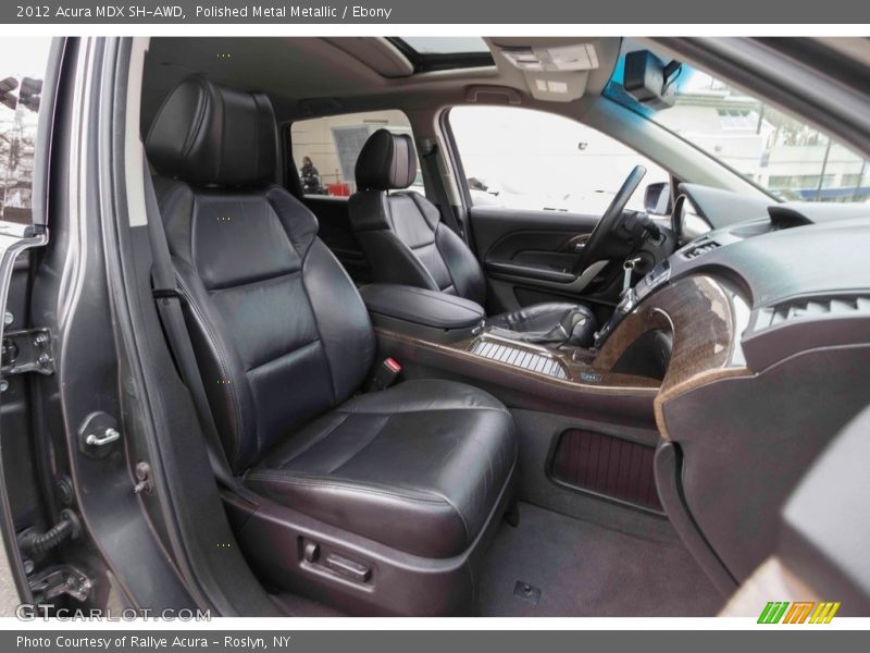 Polished Metal Metallic / Ebony 2012 Acura MDX SH-AWD