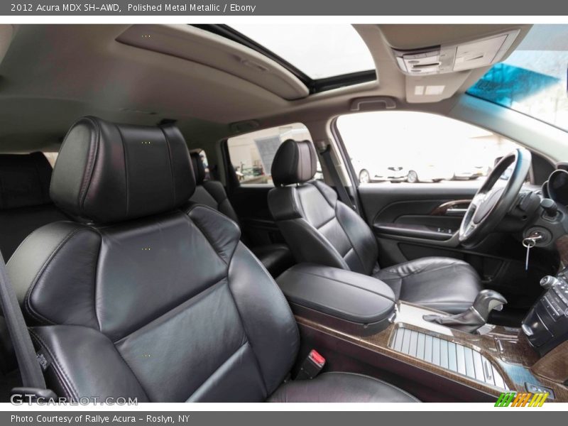 Polished Metal Metallic / Ebony 2012 Acura MDX SH-AWD