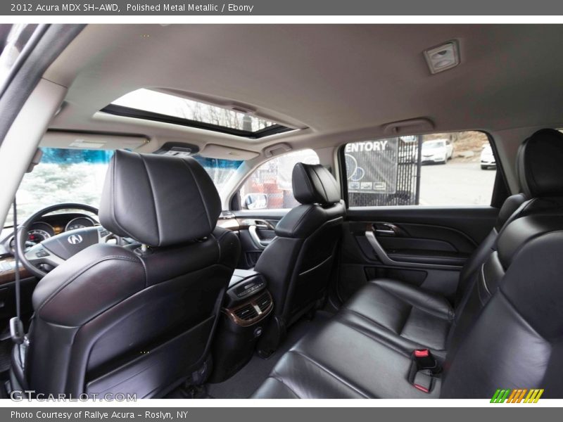 Polished Metal Metallic / Ebony 2012 Acura MDX SH-AWD
