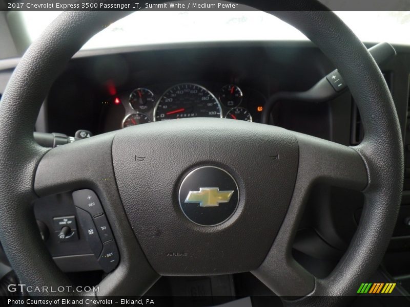 Summit White / Medium Pewter 2017 Chevrolet Express 3500 Passenger LT