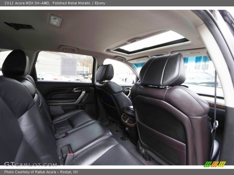 Polished Metal Metallic / Ebony 2012 Acura MDX SH-AWD