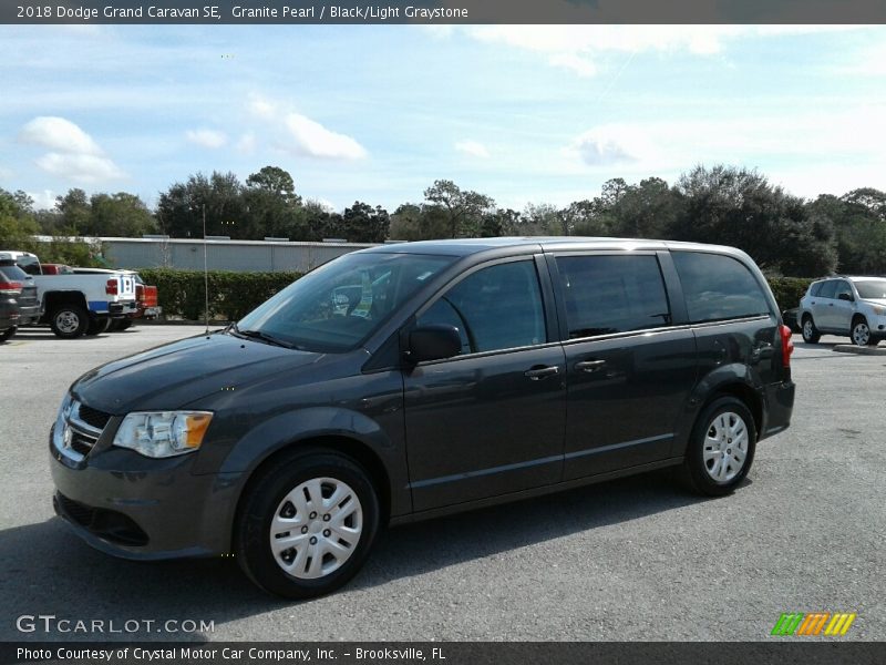Granite Pearl / Black/Light Graystone 2018 Dodge Grand Caravan SE