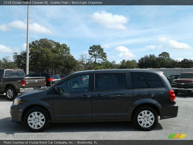 Granite Pearl / Black/Light Graystone 2018 Dodge Grand Caravan SE