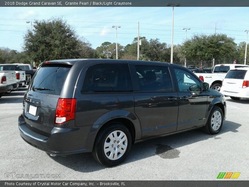 Granite Pearl / Black/Light Graystone 2018 Dodge Grand Caravan SE