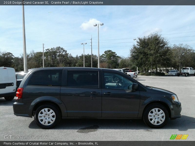 Granite Pearl / Black/Light Graystone 2018 Dodge Grand Caravan SE