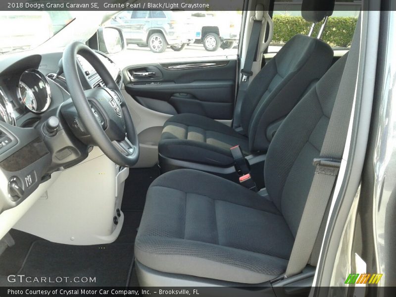 Granite Pearl / Black/Light Graystone 2018 Dodge Grand Caravan SE