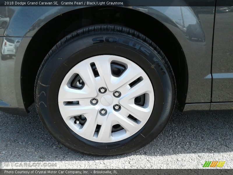 Granite Pearl / Black/Light Graystone 2018 Dodge Grand Caravan SE