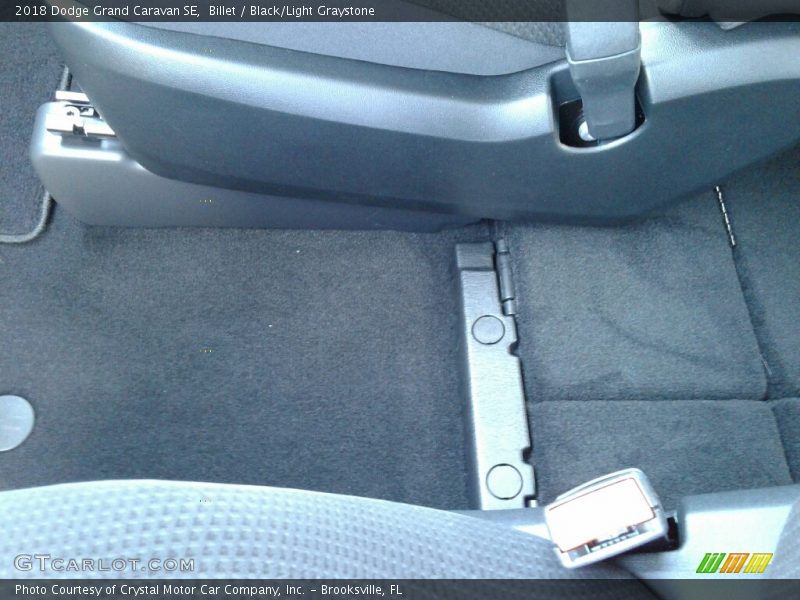 Billet / Black/Light Graystone 2018 Dodge Grand Caravan SE