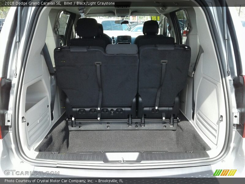 Billet / Black/Light Graystone 2018 Dodge Grand Caravan SE