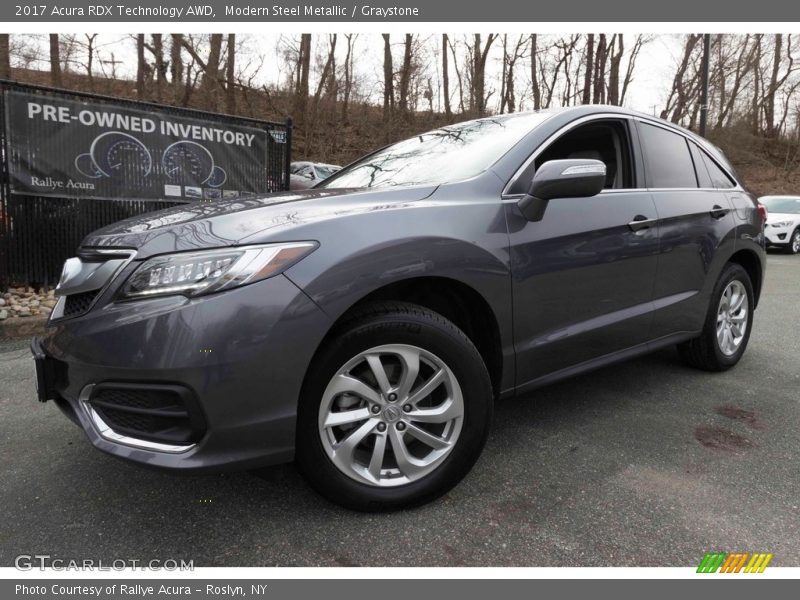 Modern Steel Metallic / Graystone 2017 Acura RDX Technology AWD