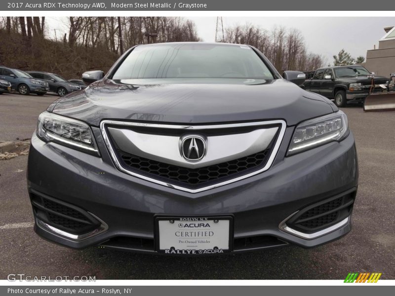 Modern Steel Metallic / Graystone 2017 Acura RDX Technology AWD