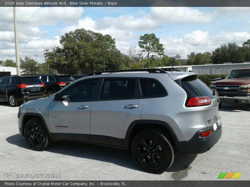 Billet Silver Metallic / Black 2018 Jeep Cherokee Altitude 4x4