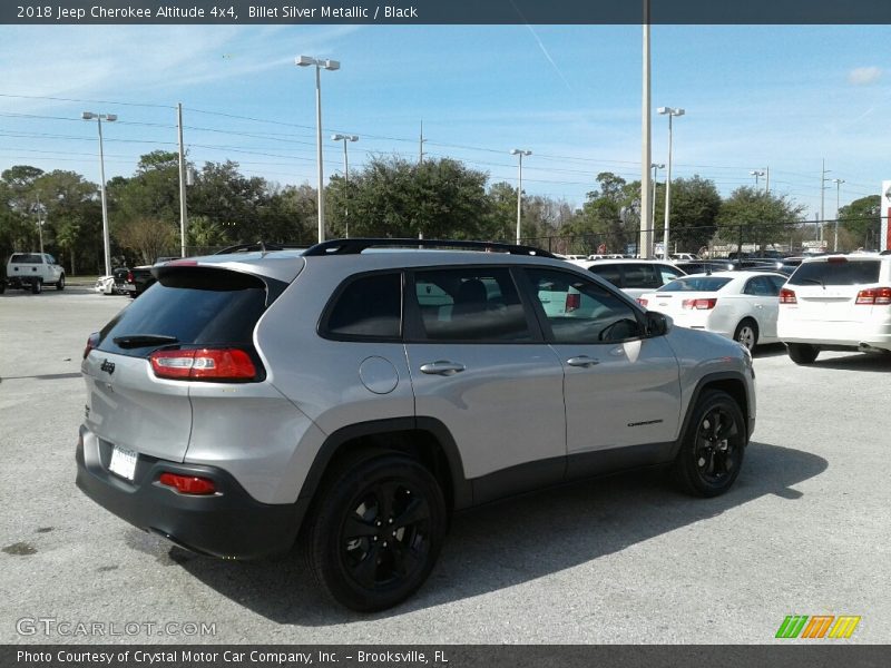 Billet Silver Metallic / Black 2018 Jeep Cherokee Altitude 4x4