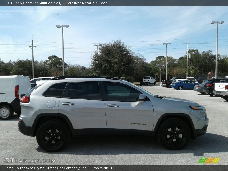 Billet Silver Metallic / Black 2018 Jeep Cherokee Altitude 4x4