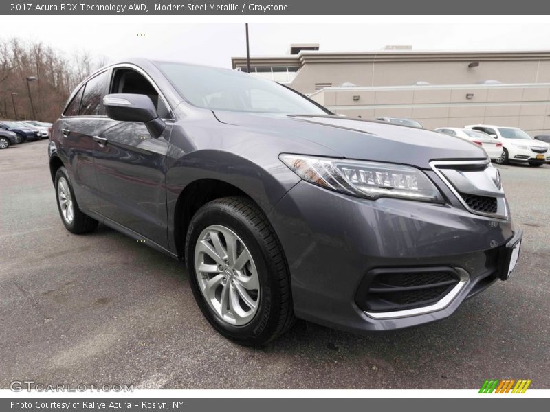 Modern Steel Metallic / Graystone 2017 Acura RDX Technology AWD