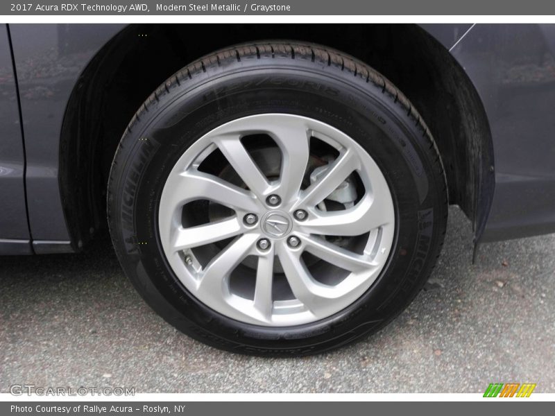 Modern Steel Metallic / Graystone 2017 Acura RDX Technology AWD