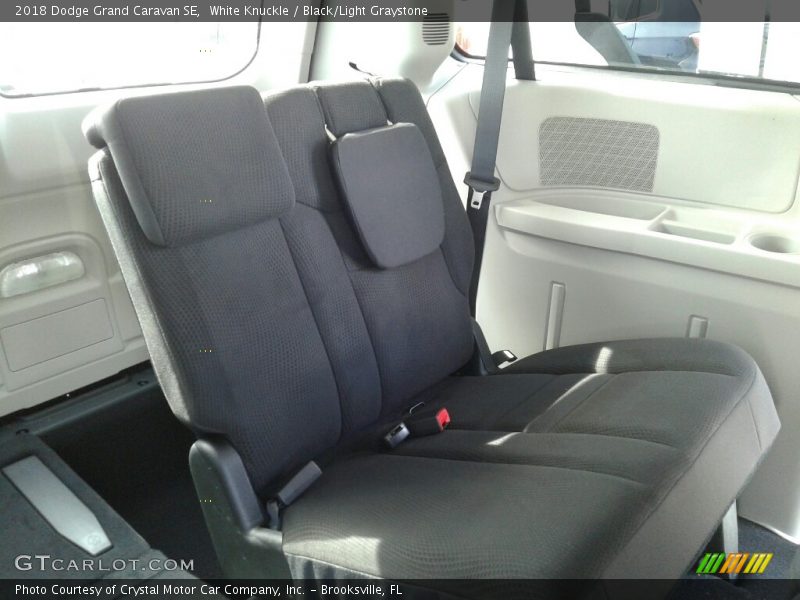 White Knuckle / Black/Light Graystone 2018 Dodge Grand Caravan SE