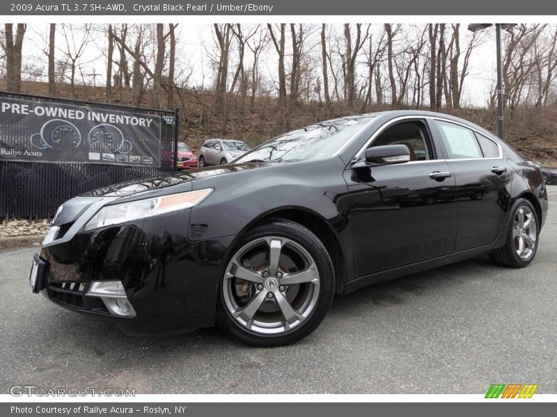 Crystal Black Pearl / Umber/Ebony 2009 Acura TL 3.7 SH-AWD