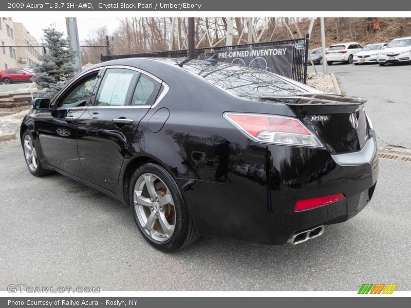 Crystal Black Pearl / Umber/Ebony 2009 Acura TL 3.7 SH-AWD