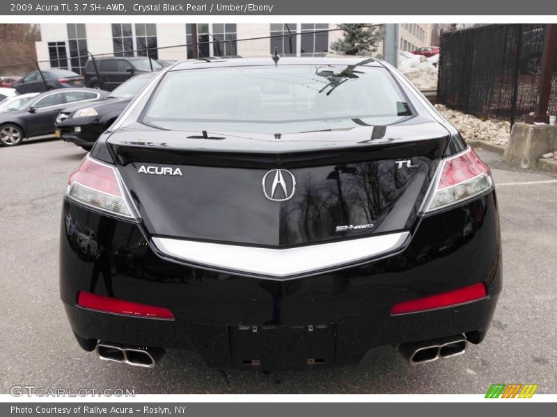 Crystal Black Pearl / Umber/Ebony 2009 Acura TL 3.7 SH-AWD