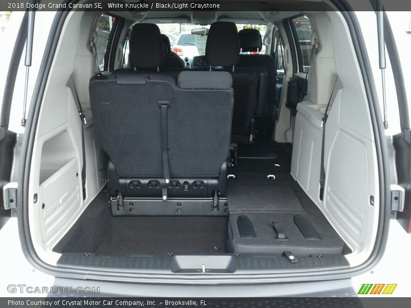 White Knuckle / Black/Light Graystone 2018 Dodge Grand Caravan SE
