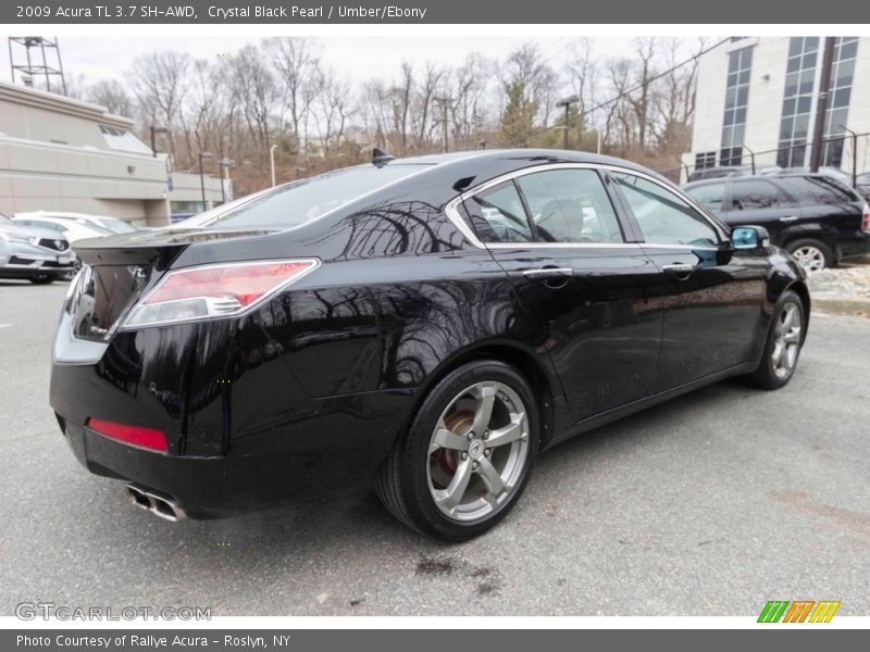 Crystal Black Pearl / Umber/Ebony 2009 Acura TL 3.7 SH-AWD