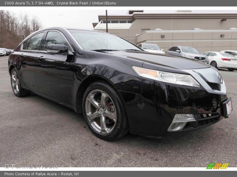 Crystal Black Pearl / Umber/Ebony 2009 Acura TL 3.7 SH-AWD