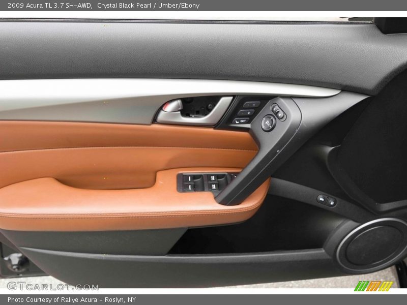 Crystal Black Pearl / Umber/Ebony 2009 Acura TL 3.7 SH-AWD