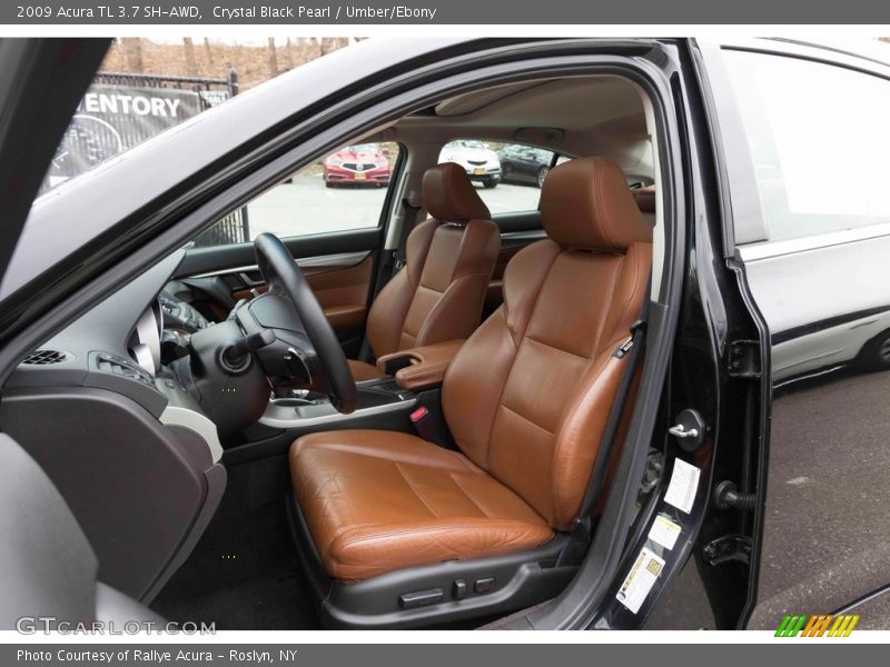 Crystal Black Pearl / Umber/Ebony 2009 Acura TL 3.7 SH-AWD