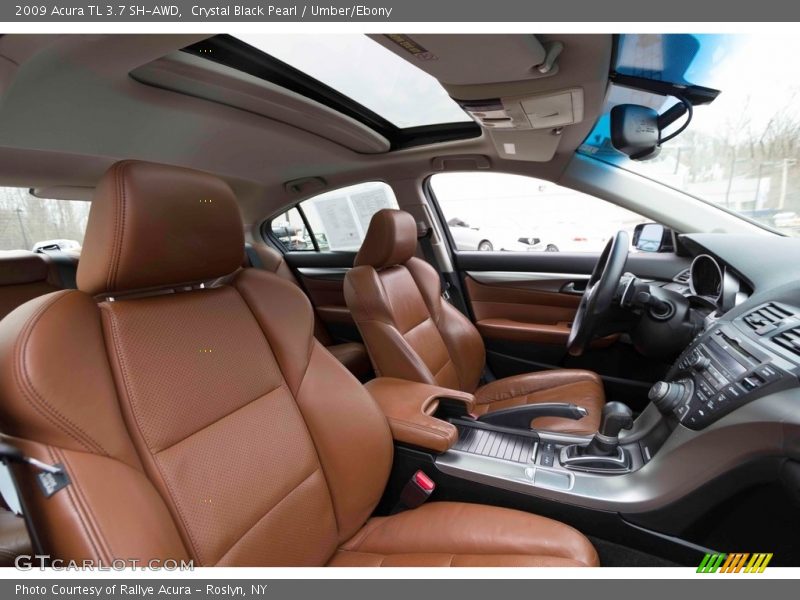 Crystal Black Pearl / Umber/Ebony 2009 Acura TL 3.7 SH-AWD