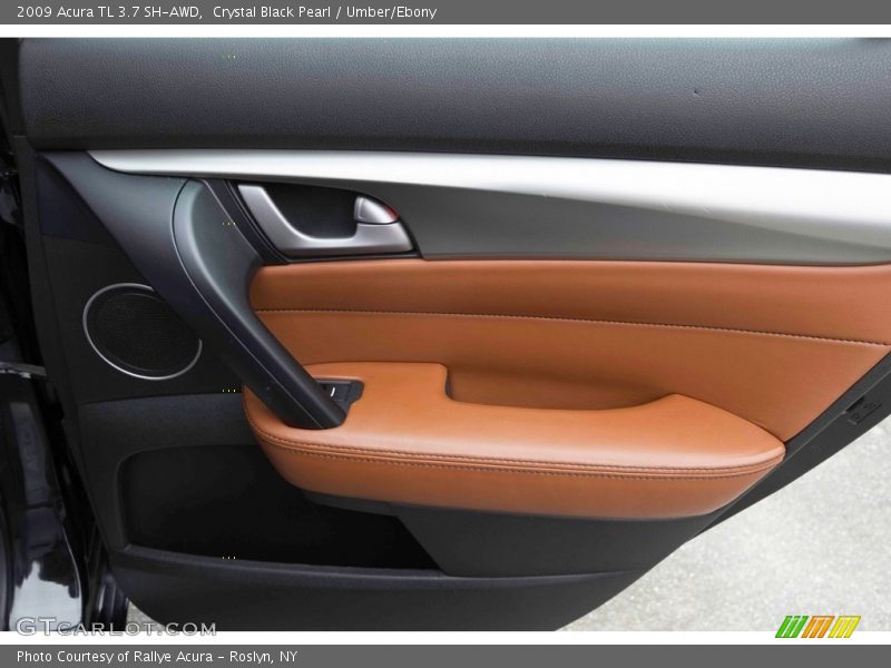 Crystal Black Pearl / Umber/Ebony 2009 Acura TL 3.7 SH-AWD