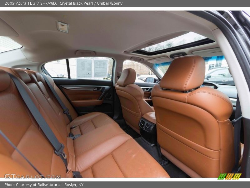 Crystal Black Pearl / Umber/Ebony 2009 Acura TL 3.7 SH-AWD