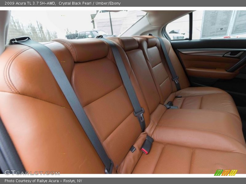 Crystal Black Pearl / Umber/Ebony 2009 Acura TL 3.7 SH-AWD