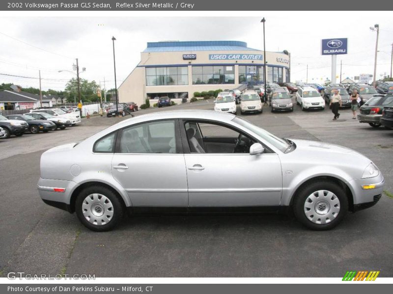 Reflex Silver Metallic / Grey 2002 Volkswagen Passat GLS Sedan