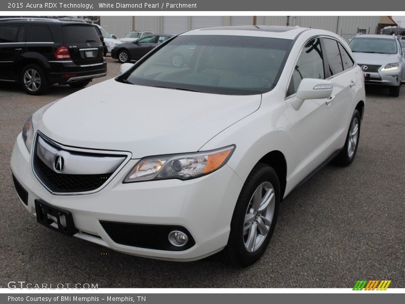 White Diamond Pearl / Parchment 2015 Acura RDX Technology