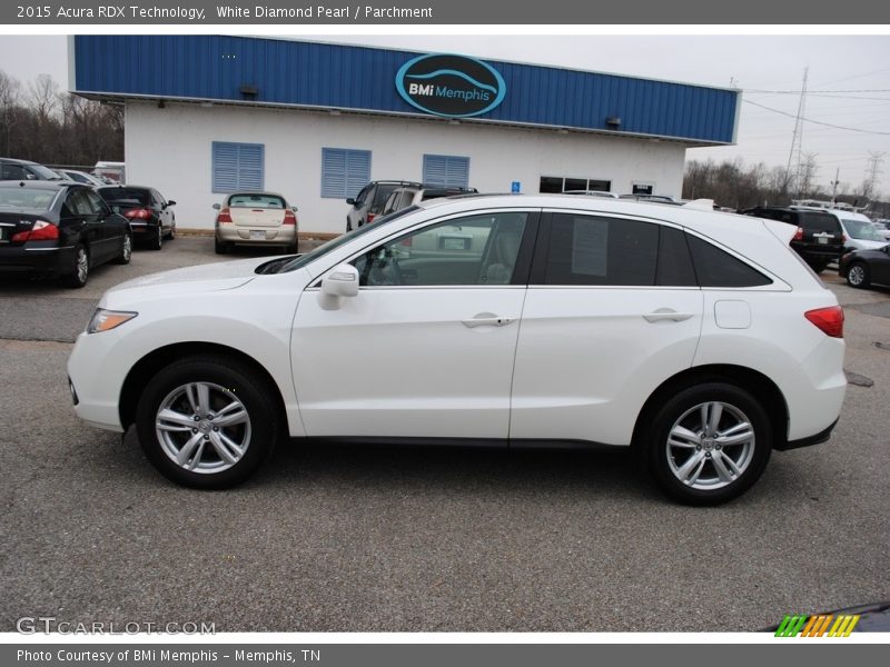 White Diamond Pearl / Parchment 2015 Acura RDX Technology