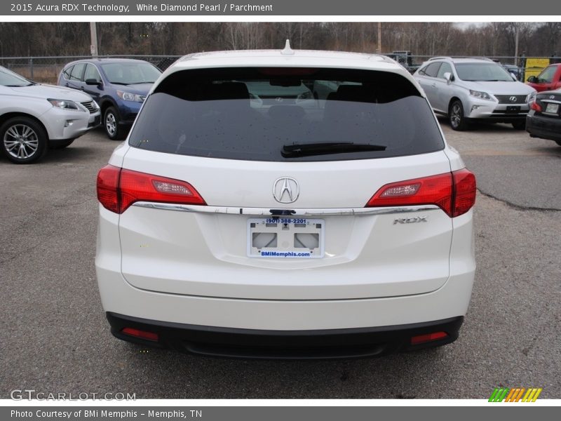 White Diamond Pearl / Parchment 2015 Acura RDX Technology