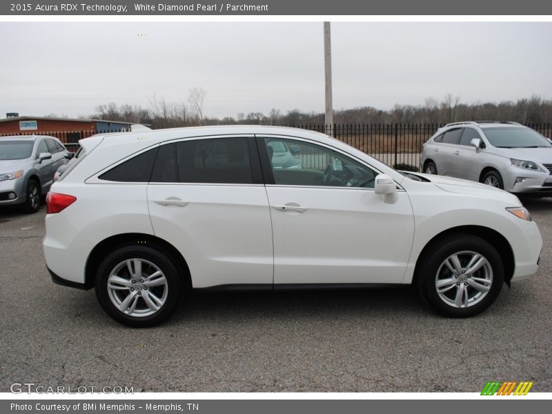White Diamond Pearl / Parchment 2015 Acura RDX Technology