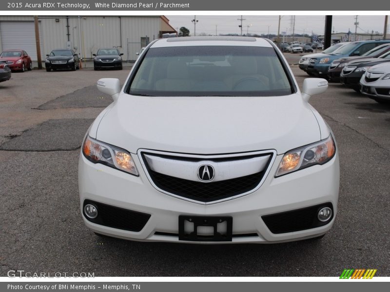 White Diamond Pearl / Parchment 2015 Acura RDX Technology