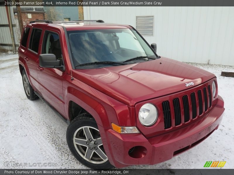 Inferno Red Crystal Pearl / Dark Slate Gray/Medium Slate Gray 2009 Jeep Patriot Sport 4x4