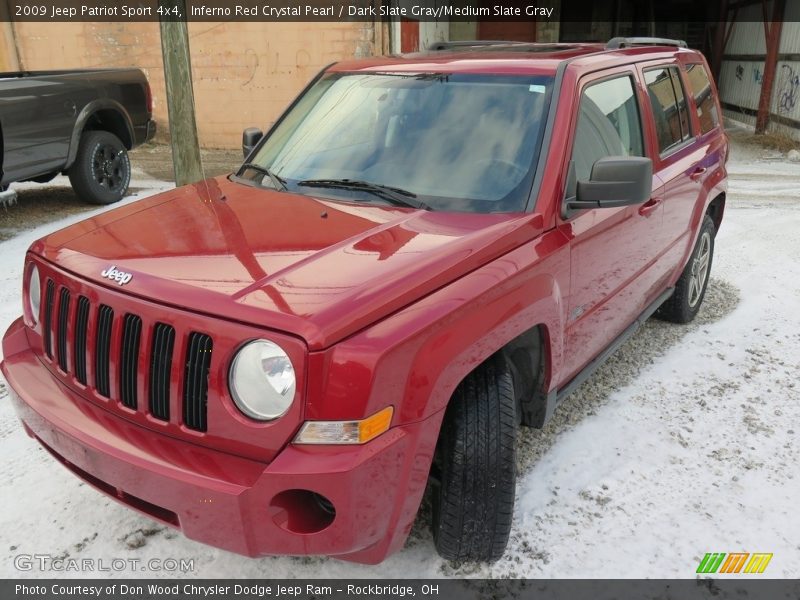 Inferno Red Crystal Pearl / Dark Slate Gray/Medium Slate Gray 2009 Jeep Patriot Sport 4x4