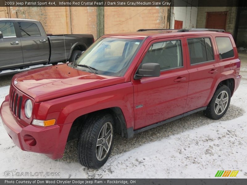 Inferno Red Crystal Pearl / Dark Slate Gray/Medium Slate Gray 2009 Jeep Patriot Sport 4x4