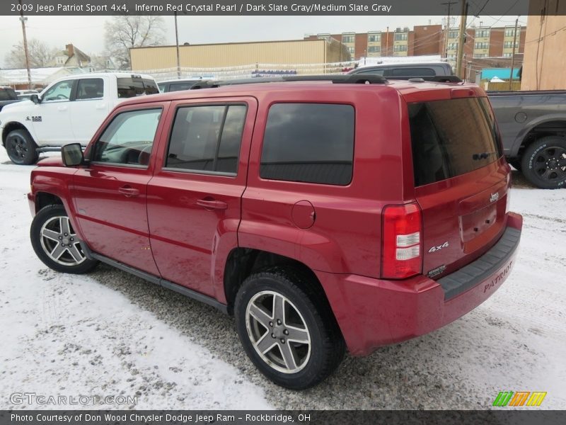 Inferno Red Crystal Pearl / Dark Slate Gray/Medium Slate Gray 2009 Jeep Patriot Sport 4x4