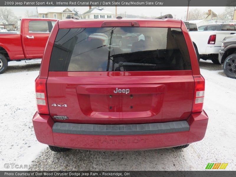 Inferno Red Crystal Pearl / Dark Slate Gray/Medium Slate Gray 2009 Jeep Patriot Sport 4x4
