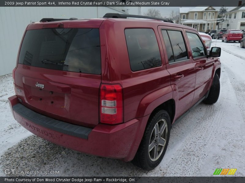 Inferno Red Crystal Pearl / Dark Slate Gray/Medium Slate Gray 2009 Jeep Patriot Sport 4x4