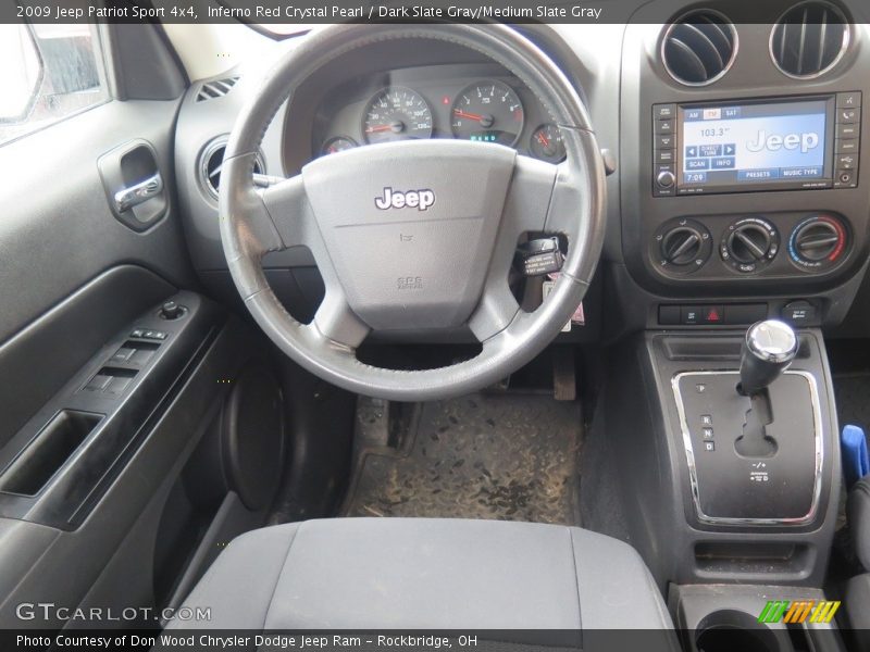 Inferno Red Crystal Pearl / Dark Slate Gray/Medium Slate Gray 2009 Jeep Patriot Sport 4x4