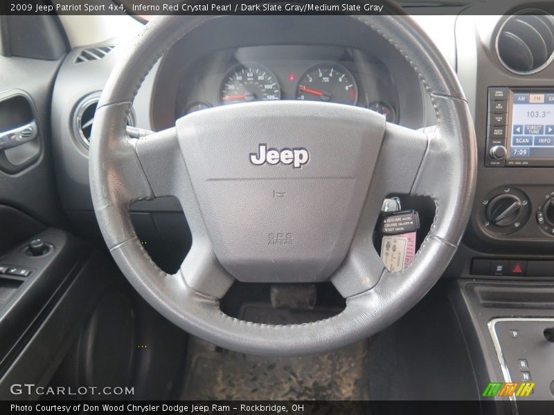 Inferno Red Crystal Pearl / Dark Slate Gray/Medium Slate Gray 2009 Jeep Patriot Sport 4x4