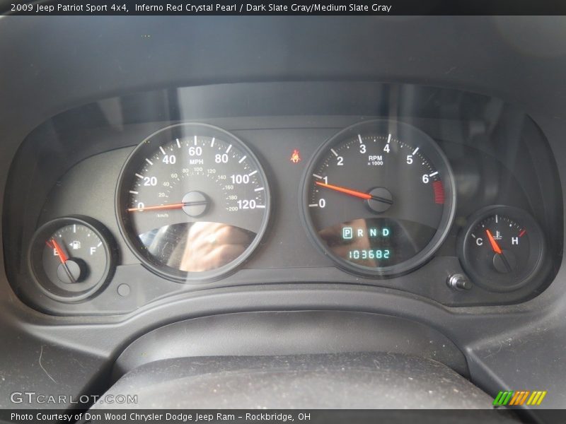 Inferno Red Crystal Pearl / Dark Slate Gray/Medium Slate Gray 2009 Jeep Patriot Sport 4x4