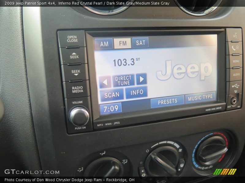 Inferno Red Crystal Pearl / Dark Slate Gray/Medium Slate Gray 2009 Jeep Patriot Sport 4x4