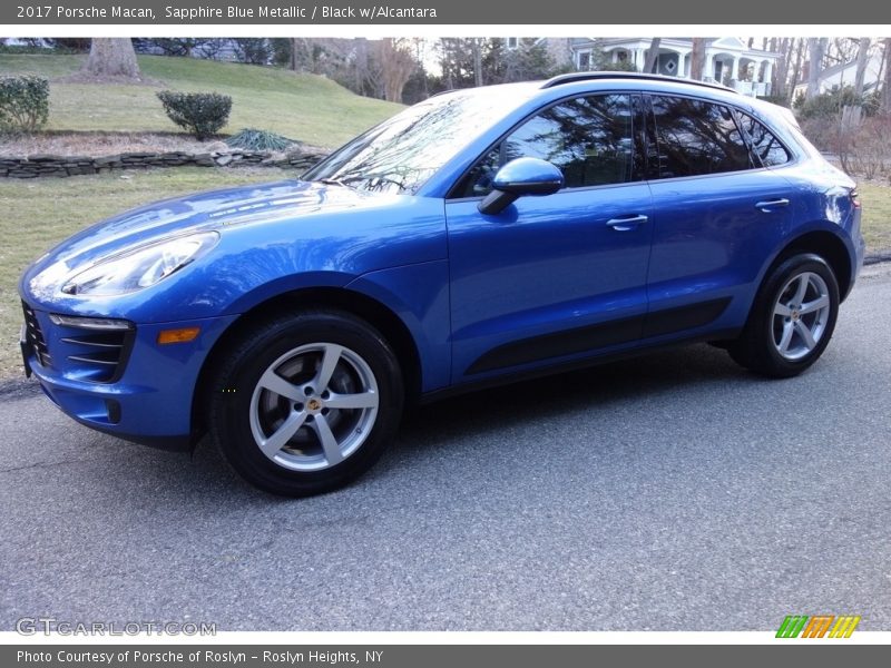 Sapphire Blue Metallic / Black w/Alcantara 2017 Porsche Macan